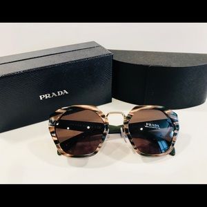 prada irregular heritage sunglasses